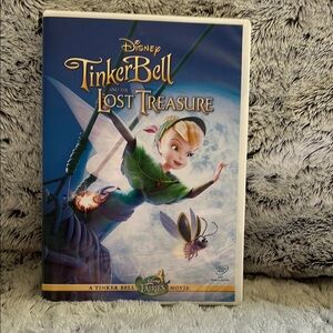 Disney Tinker Bell and the Lost Treasure DVD - Blue and Green Cover